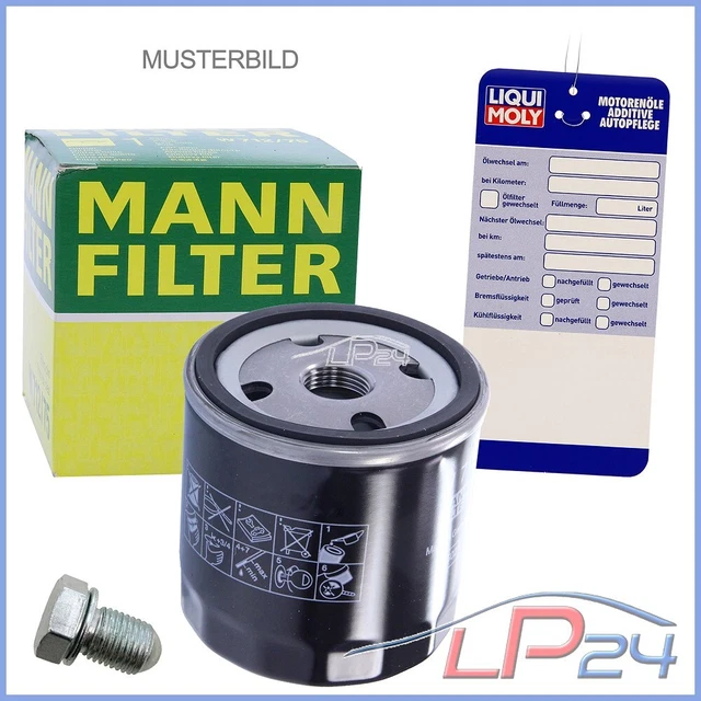 Mann-Filter Filtre À Huile+Bouchon De Vidange Pour Volvo V40 V50 V60 D3 D4 D5