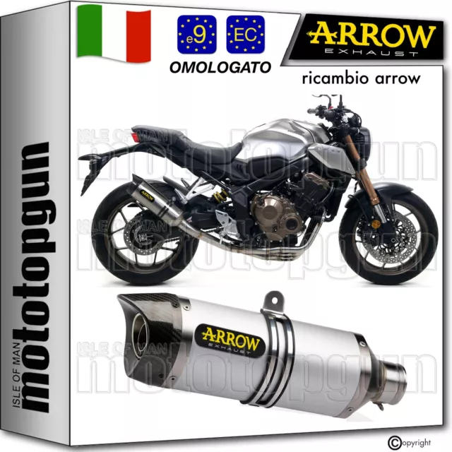 Arrow Scarico Omologato Thunder Titanio C Honda Cb 650 R 2022 22