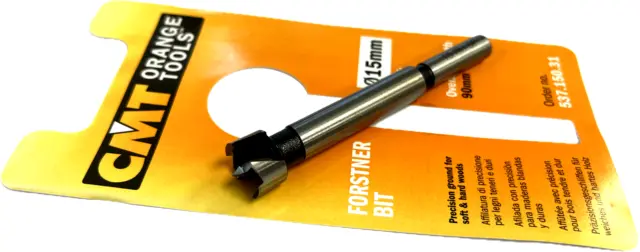 CMT Orange Tools Forstnerbohrer Ø 15mm 15 mm, S 8 mm Forstner Bohrer 537.150.31