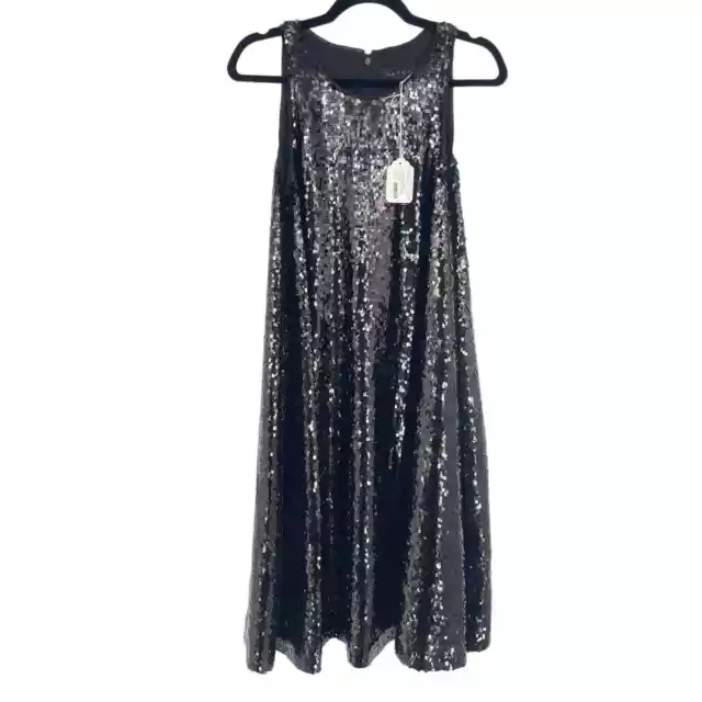 Hatch Maternity Sequined Midi Dress Party New Years Eve Swing Dress Size 1