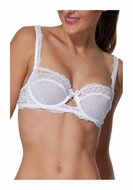 Soutien-gorge Lise Charmel Transparence Désir 85D - Blanc Avec Armature - Neuf Sans étiquettes