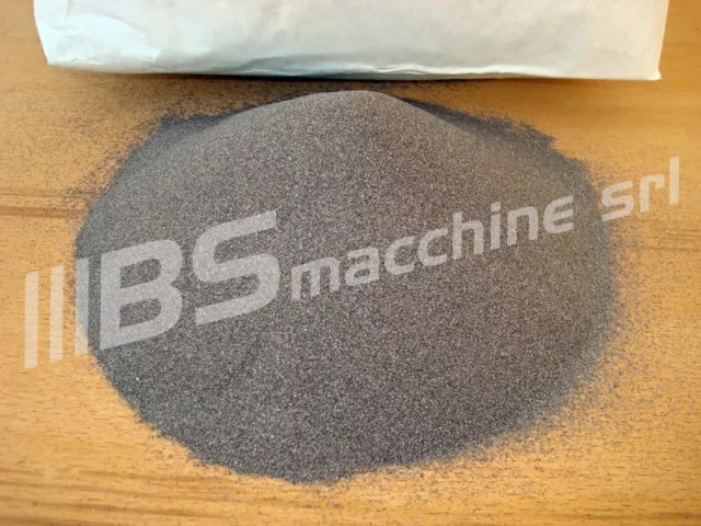 Corindone 25 Kg grana 80 ossido alluminio sabbiatrice sabbia graniglia abrasivo 2