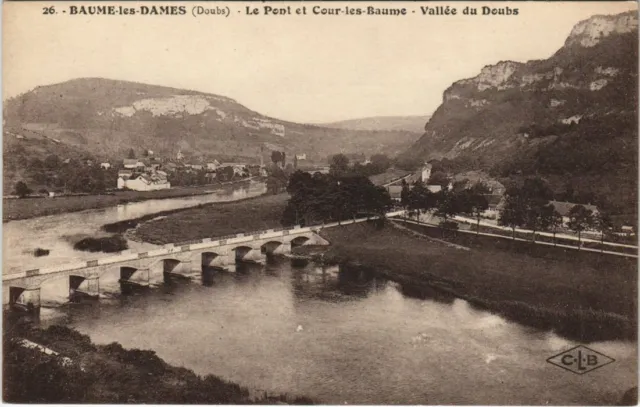 CPA BAUME-les-DAMES Le Pont et Coue-les-Baume - Vallee du Doubs (1116192)