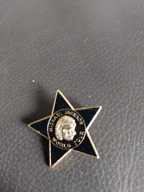 Michael Jackson World Tour Pin Badge From The 90's