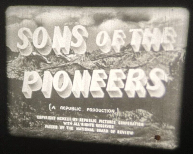Sons Of The Pioneers (1942) Starring Roy Rogers 16mm Western Feature Film