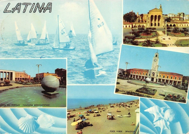 Al13-42C) Latina Vedute Viaggiata