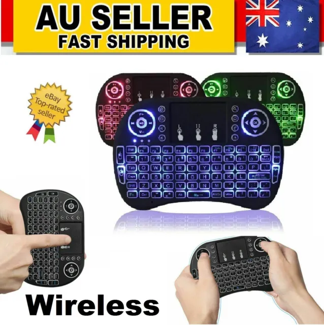 Mini Keyboard 2.4 GHz Wireless Remote Control For PC Pad Laptop Android TV Box