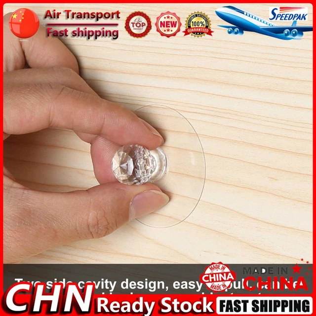 Transparent Crystal Door Knobs - Cabinet Drawer Door Knobs Handles, 2 Packs No F