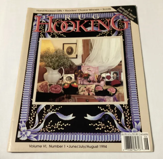 Revista de gancho de alfombras junio/julio/agosto de 1994 volumen VI, número 1 1992-1993 índice