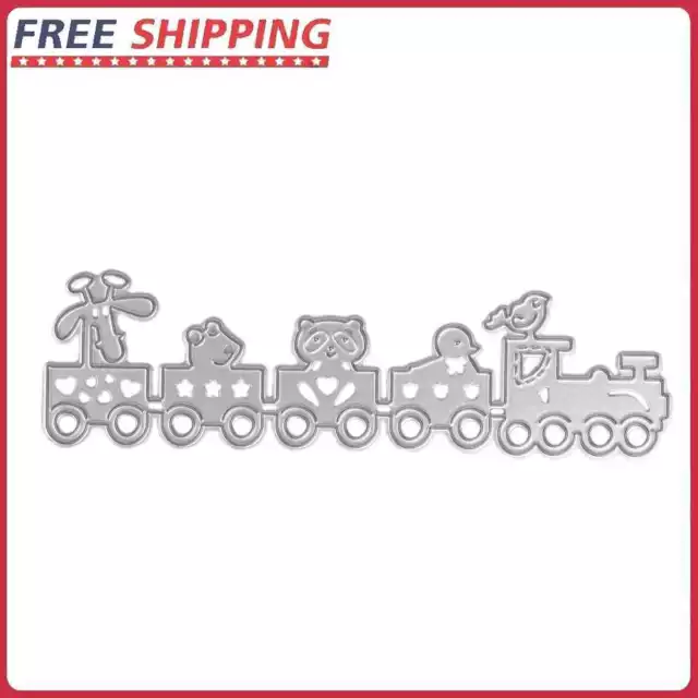 Cartoon Train Cutting Dies Stencil DIY Scrapbooking Album Card