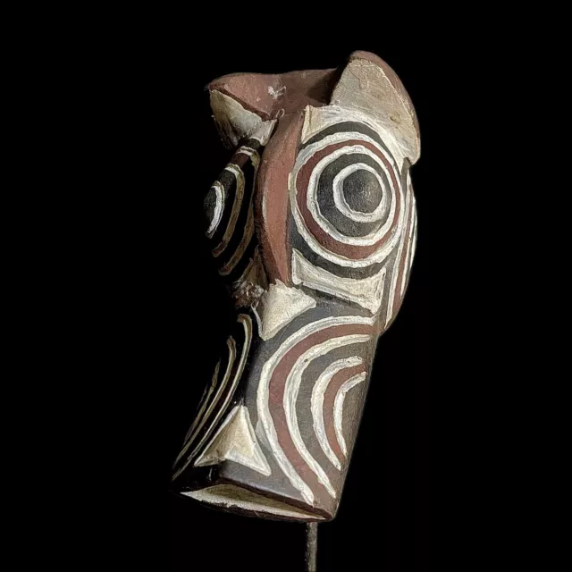 African Tribal Face Mask Wood Hand BOBO Cow Mask by Charlie Evaristo -9160