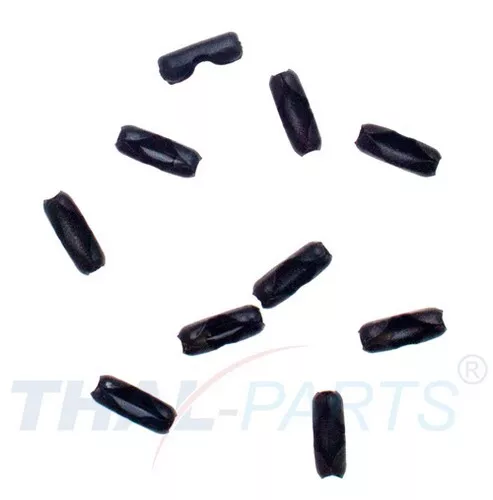 100 cierres de presión para cadenas esféricas de 2,4 mm cadena esférica negra