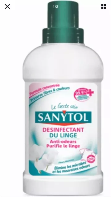 SANYTOL  Pour Linge sans javel 500 ml