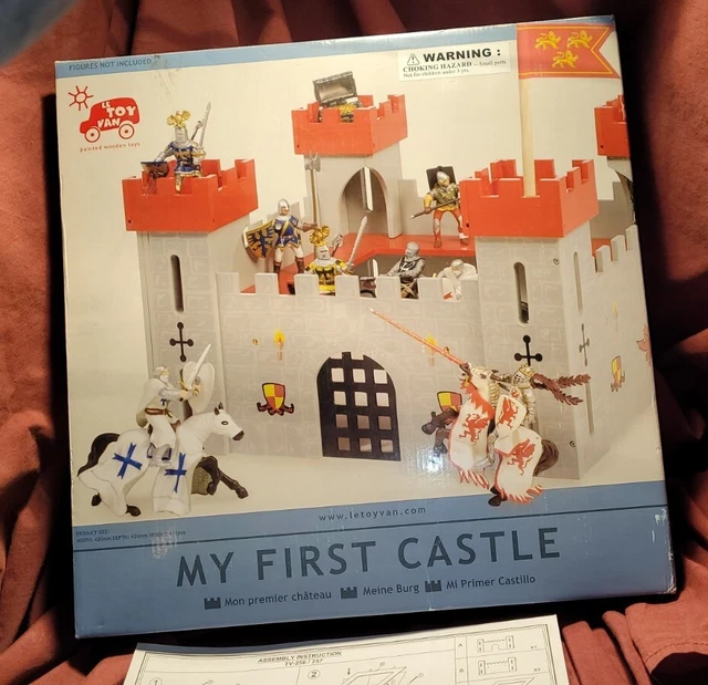 Le Toy Van My First Castle New In Box Play Set Complete Wood Premier Château