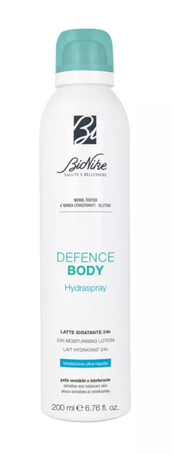 Defence Body HydraSpray Latte Idratante 24h BioNike 200ml