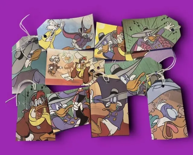 Gift Tags Darkwing Duck Little Golden Book (Pack 10) Upcycled Disney