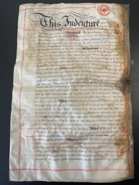 24th August 1886 Document Indenture Mary  Louglurnt 2
