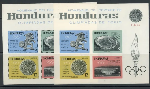 Honduras Block 6 A+B postfrisch Olymische Spiele #IN163