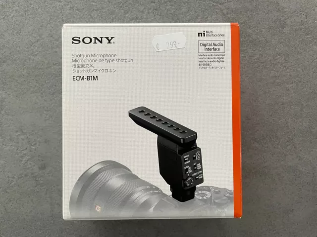 Sony ECM-B1M Mikrofon - 3-in-1-Kompaktmikrofon wie NEU