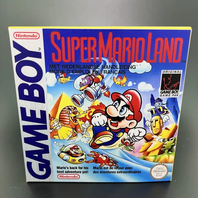 Boite Jeux Super Mario Land Gameboy nintendo FR Version+ Plateau Cale