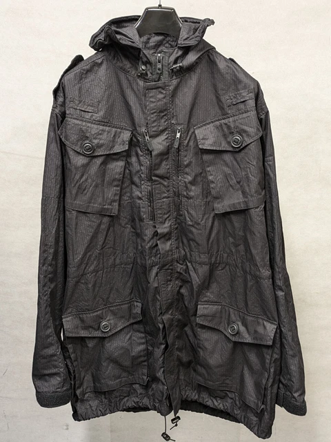 BRITISH ARMY - Military Black Ripstop Field Jacket Smock Special Forces ...