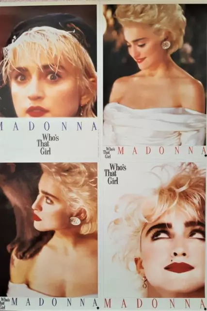 Madonna WHO'S THAT GIRL  Bonus poster / Not for sale in Japan Special Poster