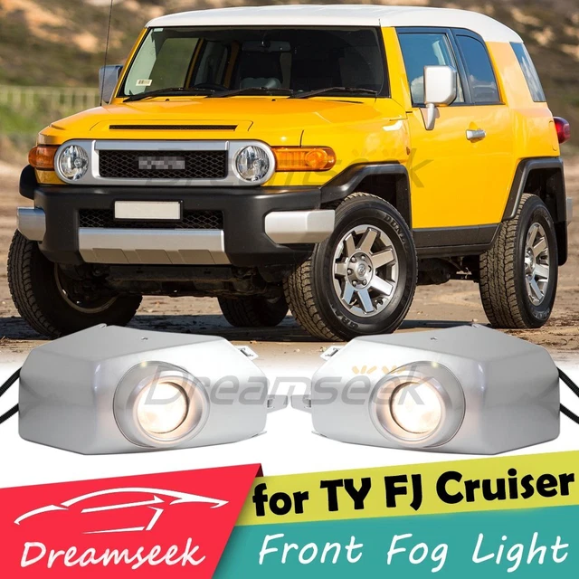 Kit 4 Feux De Brouillard LED Avant Chromés - 12 LED Par Lampe, 9W, 12V, Blanc 6000K - Universel