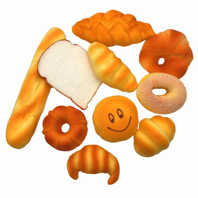 Food Sample Bread Platter Set Of 10 Without Basket