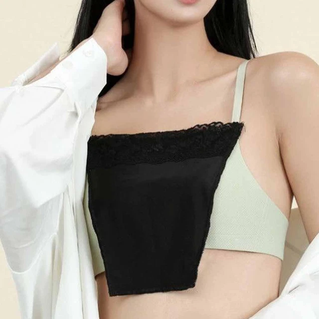 Reggiseno Clip-on Finto Camicia Inserto Sovrapposizione Modestia Pannello Bralette 1PZ E5U2
