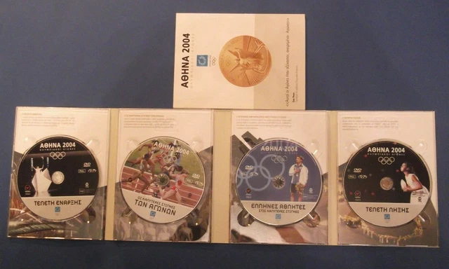 Athens 2004 Olympic Games 4 DVDs Set Opening & Closing Ceremony & Highlights !!! Athens 2004 Olympic Games 4 DVDs Set Opening & Closing Ceremony & Highlights !!!
