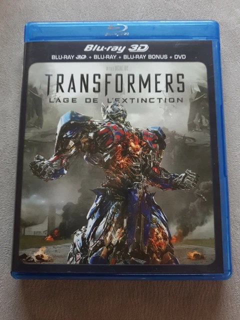 Blu Ray Transformers L'age De L' Extinction⚠ Pas De Disc 3D En Tbe