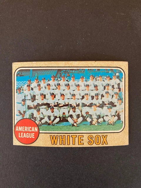 1968 CHICAGO WHITE SOX Team Card-Topps Set Break-Baseball Card#424