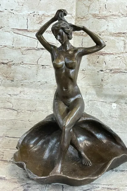 Carne Mujer Cuenco Bronce Estatua Joyería Bandeja Caliente Reparto Venta Deco De