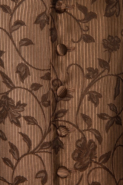 Cioccolato Mulinello Gilet Matrimonio Vestito Firmato Formale Uomo da Paggetto 4