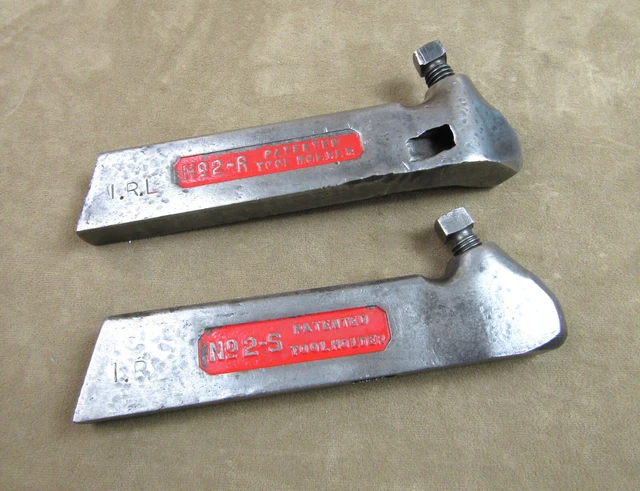 2 Armstrong Usa No.2-S & 2-R Lathe 3/8" Bit Tool Holder Straight & Right-Hand 2 Armstrong Usa No.2-S & 2-R Lathe 3/8" Bit Tool Holder Straight & Right-Hand