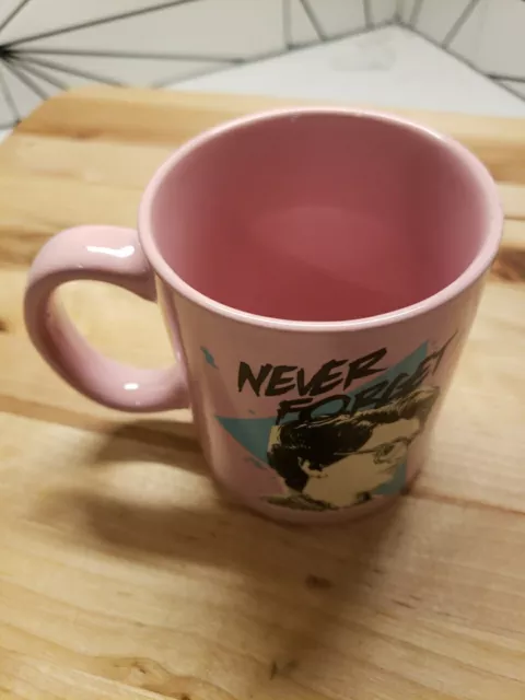 Netflix Original Stranger Things Barb Holland NEVER FORGET Pink Coffee Tea Mug 3