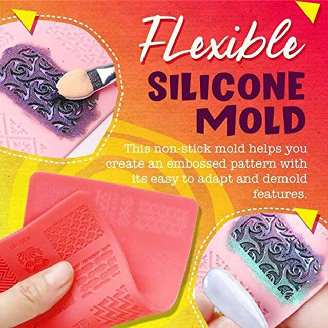 Escultura Arte en Uñas Conjunto de Molde Talla en Uñas Molde Creativo Arte en Uñas Decoración Kit