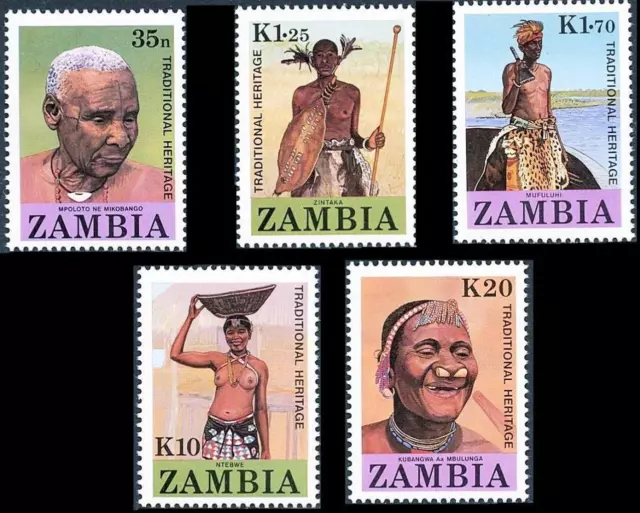 Sambia 1984-87 Sammlung Von 23 MNH Sets Cv $ 110 Vögel, Tieren, Züge Flugzeuge 2