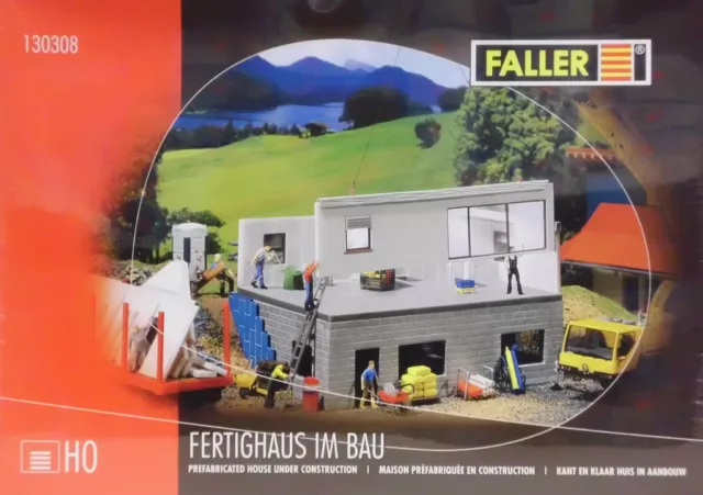 Faller 130308 H0 Fertighaus im Bau NEU-OVP