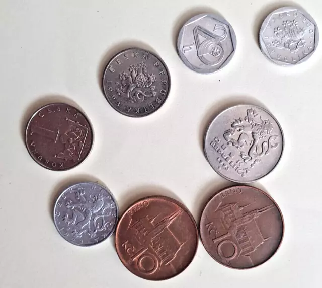 Bundle Czech Republic Coin Coins