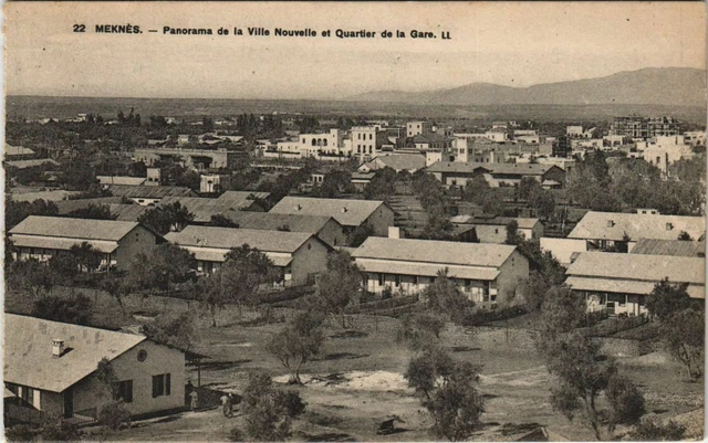 CPA AK MAROC MEKNES Panorama de la Ville Nouvelle (10731)
