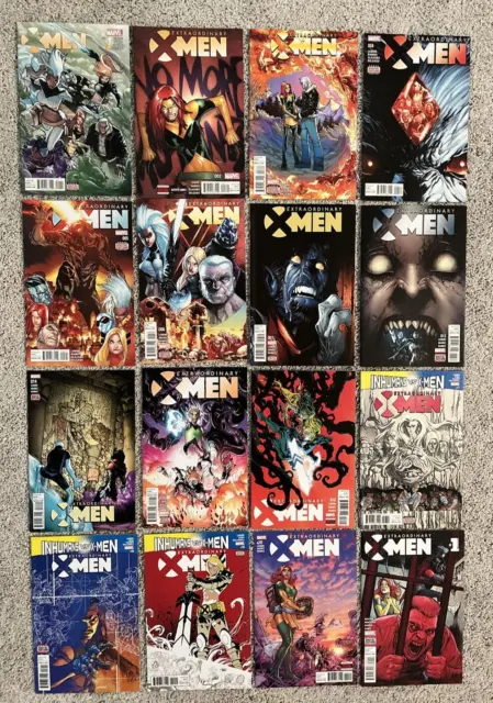 Extraordinary X-Men ~complete series set #1-20 + Annual 1 * miss. #8-12 2016 lot