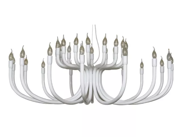 Lampadario Karman Snoob Bianco 130 Cm lampadario design a sospensione 3