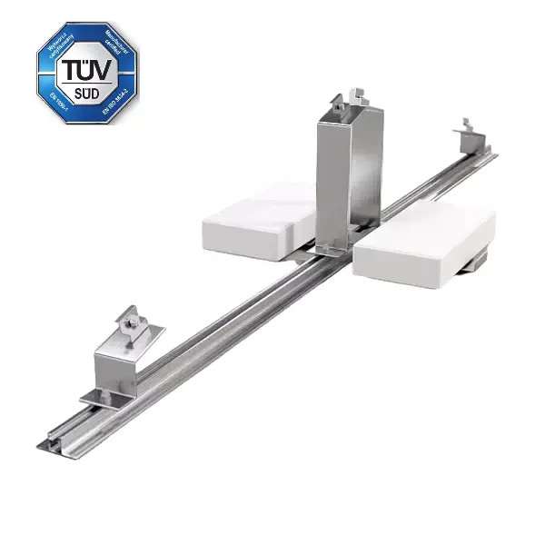 Flachdach Halterung Ost-West Photovoltaik Befestigung Aufständerung 0% MwSt 2