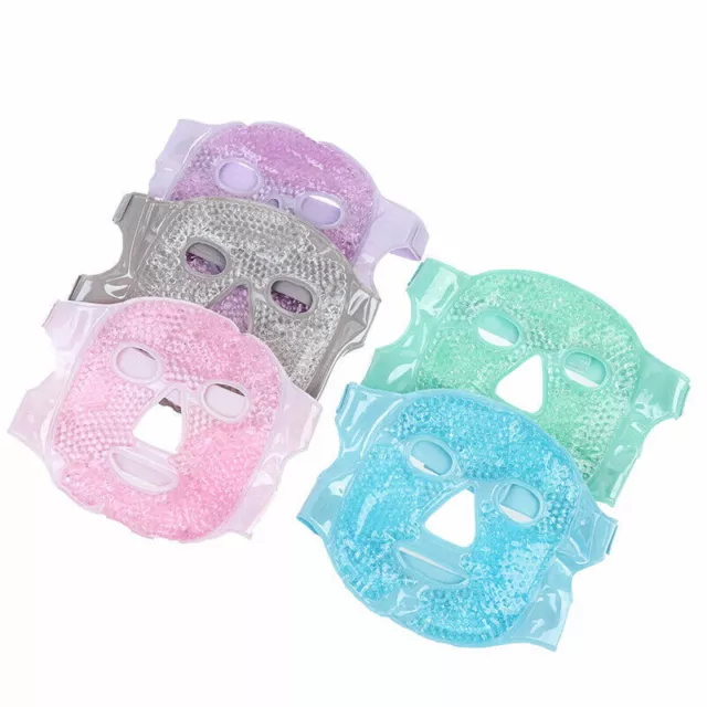 2 in 1 Gel PVC plush Mask Ice Compress Full Face Mask Hot Cold Therapy Men Women
