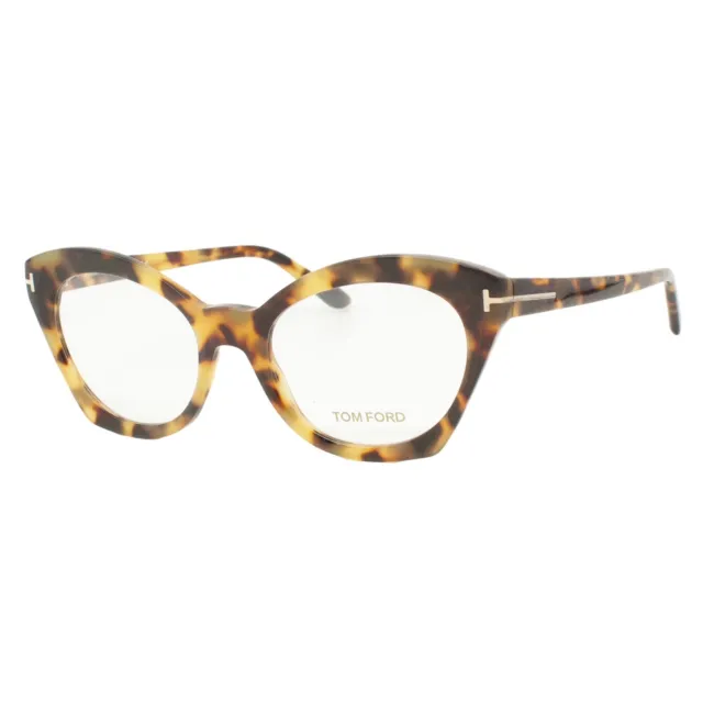 Tom ford TF 5456 056 Light Tortoise Cat Eye Women's Eyeglasses 52-19-140 W/Case