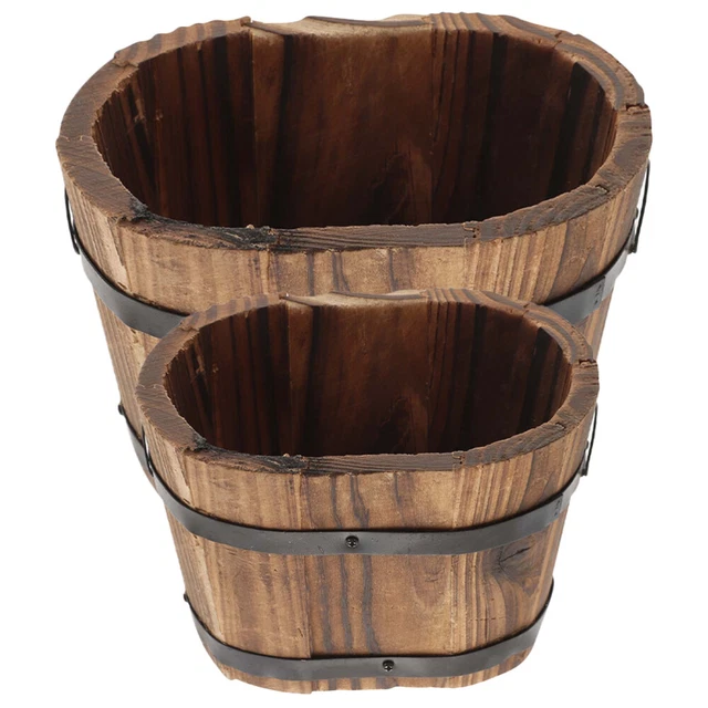 Lot De 2 Planteurs De Bulbes En Acier Inoxydable Avec Poignée En Bois – Outil Léger Et Ergonomique Pour Tulipes, Glaïeuls Et Autres Bulbes De Jardin