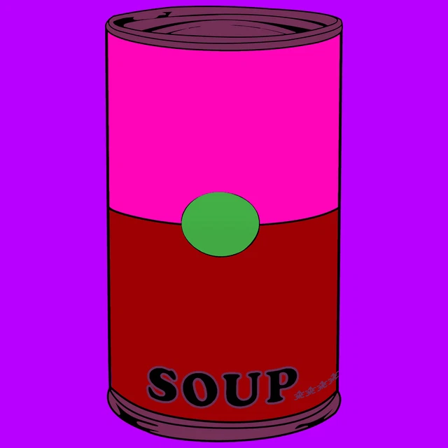 NFT ART ETHEREUM TOKEN CleverVision Art Labs Soup Can #19 out of 10000 Eth NFTs