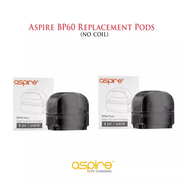 Genuine Aspire BP60 Replacement Pod BP 60 Vape XL Pods (2 Packs) *Cheapest* Sale