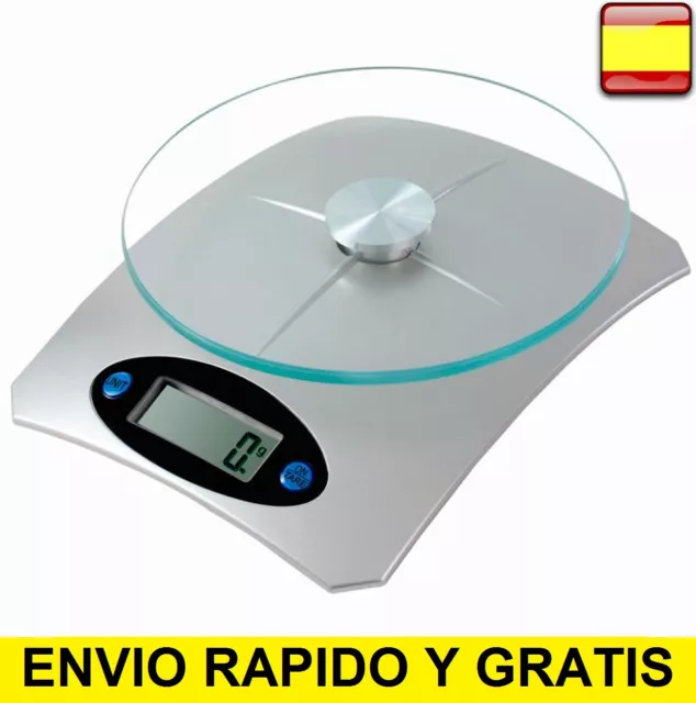 Balanza electrónica de cocina peso bascula DE 1g A 5000g 5Kg